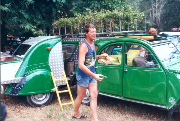 Fahrender Weinstock aus Frankreich